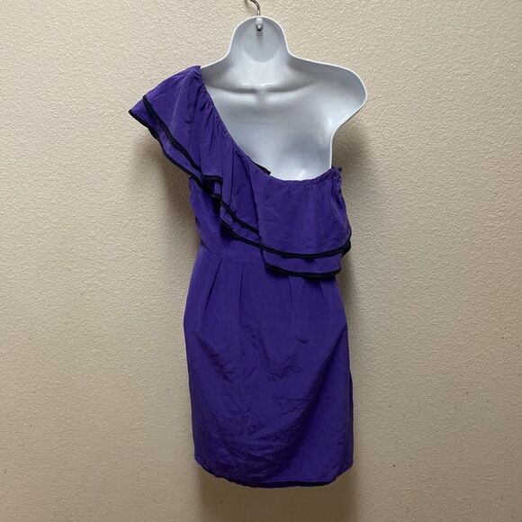 Yumi Kim Lanie Silk One Shoulder Mini Dress Small - Picture 7 of 7